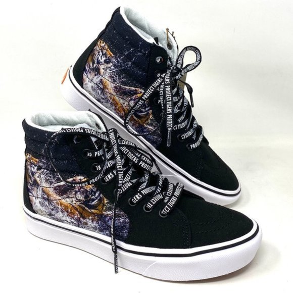 Vans Shoes - VANS SK8-HI Discovery Comfycush Shoes Womens Black Skate Canvas Size VN0A3WMB9EF
